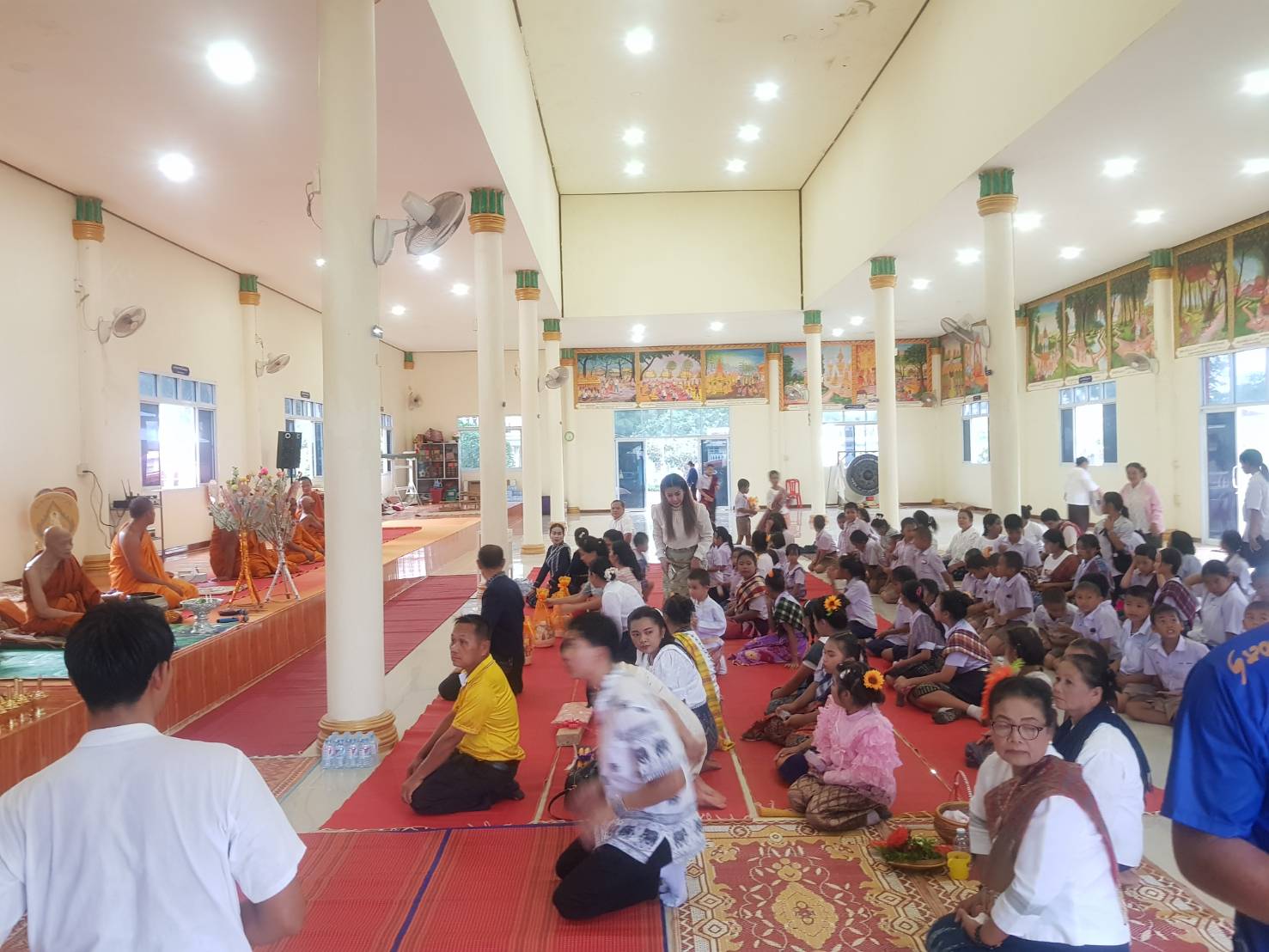 กิจกรรมรวมพลังสร้างสัปปายะสู่วัด และพิธีเจริญพระพุทธมนต์ฯ เพื่อเฉลิมพระเกียรติ ตามโครงการ วัด ประชา รัฐ สร้างสุข ประจำปี 2567