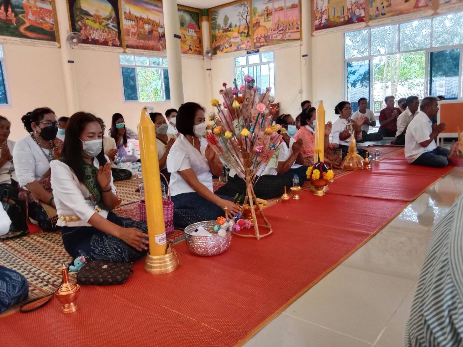 โครงการส่งเสริมและพัฒนาศักยภาพผู้สูงอายุตำบลซาง ปีงบ 65 (กิจกรรมศาสนาและวัฒนธรรม ถวายเทียนพรรษา)