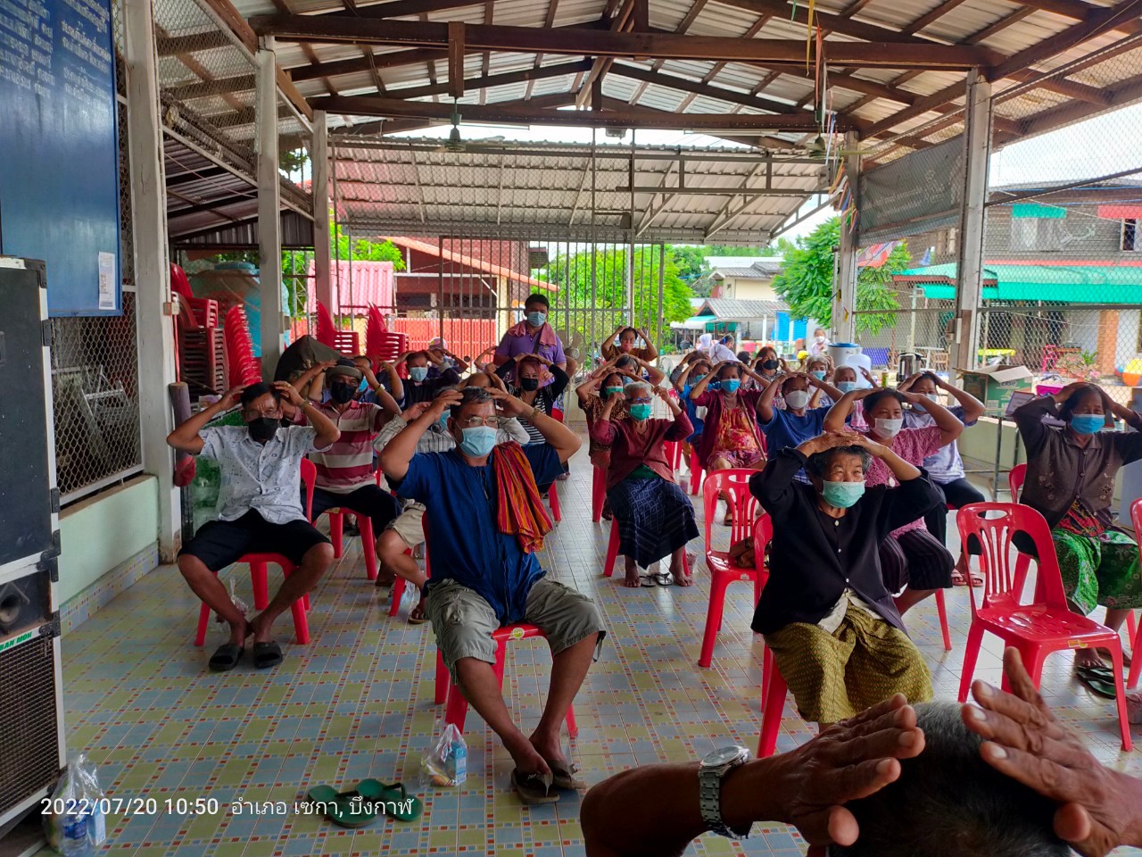 โครงการดูแลเอาใจใส่เสริมสร้างสุขภาพผู้สูงวัยในชุมชน (บ้านท่าสำราญเหนือ หมู่ที่ 12)